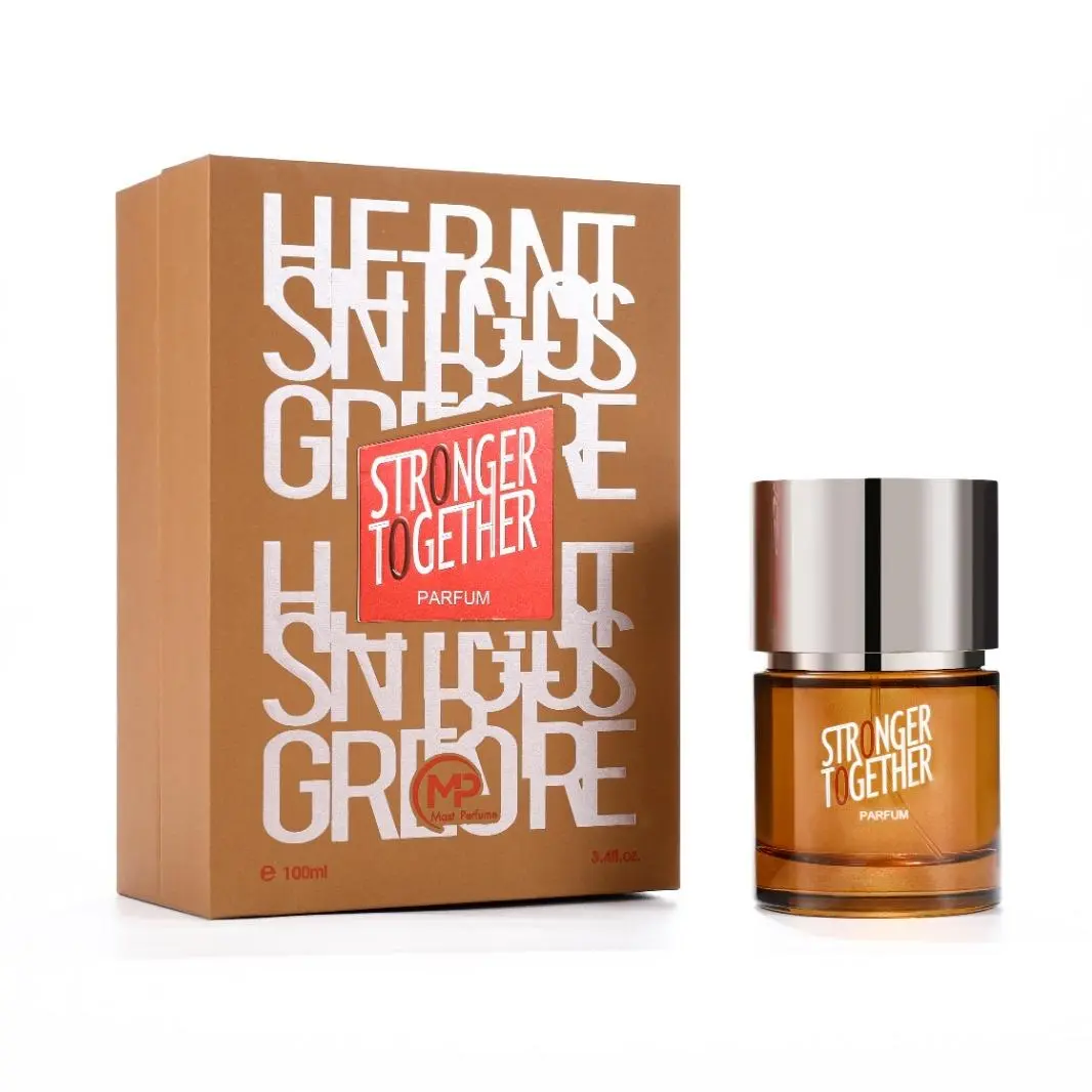 Mast Perfume Stronger Together Alcohol-Based Men's Aromatic Eau de Parfum - Woody Amber Signature Scent with Fresh Spices, Cedarwood & Vanilla, Modern Masculine 3.4 fl oz (100ml) Edp for Adults with Alpha-Isomethyl Ionone