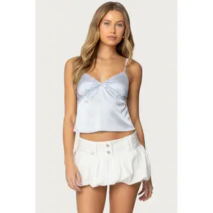 Imani Satin Effect Tank Top