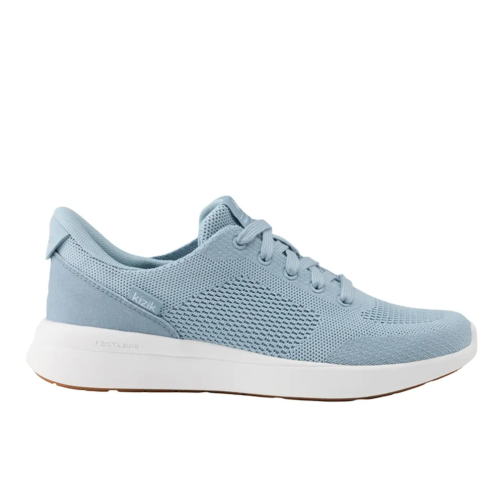 Kizik Womens Lima 2 Hands Free Lace Up Sneakers Shoes Casual - Blue