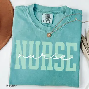 Comfort Colors Nurse Shirt RN T-Shirt Nurse Graduation Gift Nurse Week Shirt Nurse Appreciation Gift For Nurse Group shirts - LORA ATCHER