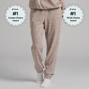 Comfrt | Waffle Lounge Jogger | Soft Waffle Knit Tapered Jogger Pants