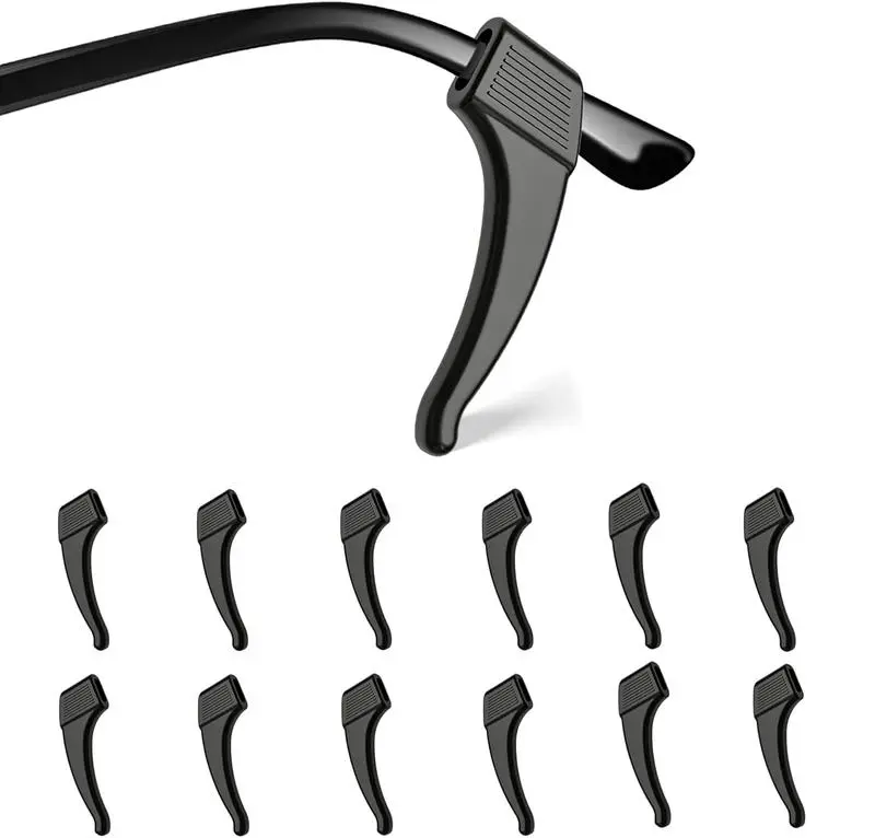 2026 Fashion 5Pairs Anti-Slip Eyeglass Ear Grips Hook Comfortable Silicone Elastic Eyeglasses Temple Tips Sleeve Retainer-For Eyewear Sunglasses Spectacles Glasses,Sports Eyeglasses 5Pairs