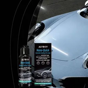 Autogo Nano Quick Ceramic Coating Agent, Fast Car Paint Protection, Automotive Surface Treatment, Durable & Easy Application