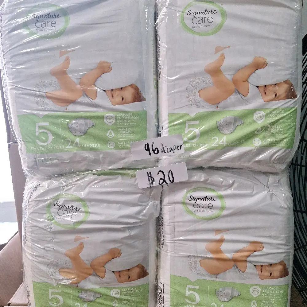 Signature Care 96 Signature Care Size 5 Diapers - Pack of 96 Diapers for Size 5