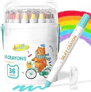 36 Color Twist Crayons for Toddlers 1-3 and Kids 4-8, halloween crayons bulk,Non-Toxic Washable Crayons 2-4, Ultra-Silky Easy-Grip Art Supplies, halloween crayons for kids markers for coloring