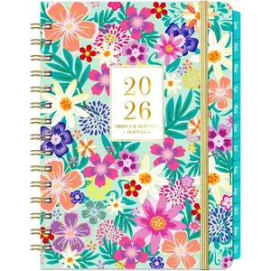 Planner 2026 - Planner 2026 Daily Weekly and Monthly, Jan 2026 - Dec 2026, 6.3'' x 8.4'', Inner Pocket, Hardcover,  Daily Organizer