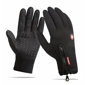Outdoor Winter Touchscreen Warm Gloves, Water Resistant Windproof Anti-Slip Sports Gloves, Adjustable Size for Men & Women, Cycling, Driving, Running, Hiking, Climbing, Skiing