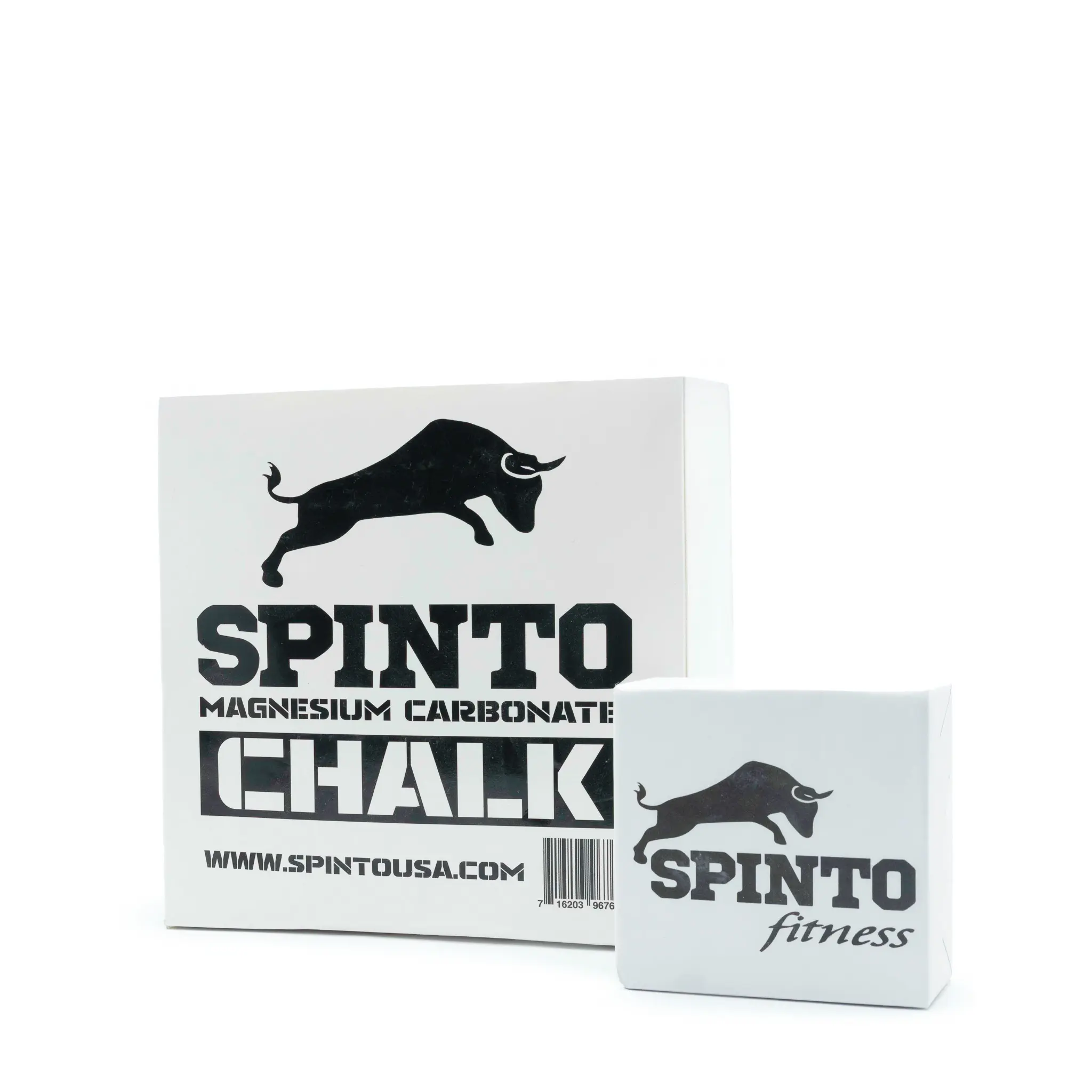 SPINTO FITNESS 8-Pack Gym Chalk Blocks - Pure Magnesium Carbonate with an Anti-Slip Secure Hold for Weightlifting, Rock Climbing & Gymnastics Athletes, Athlete, Antislip, Enhance, Compact Pack, Unisex, Dry Bar Control, Functional