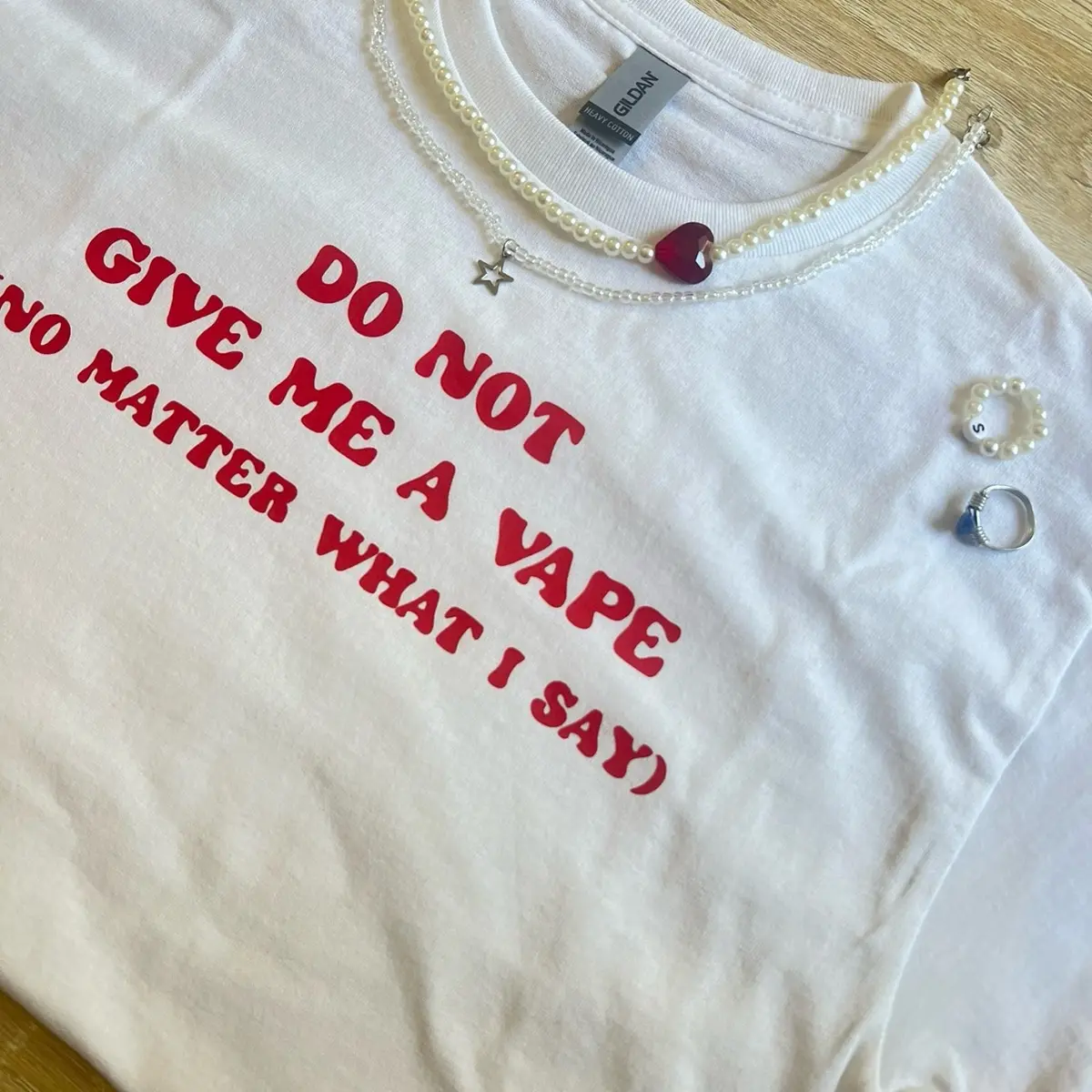 Do not give me a vape no matter what I say baby tee | cute baby