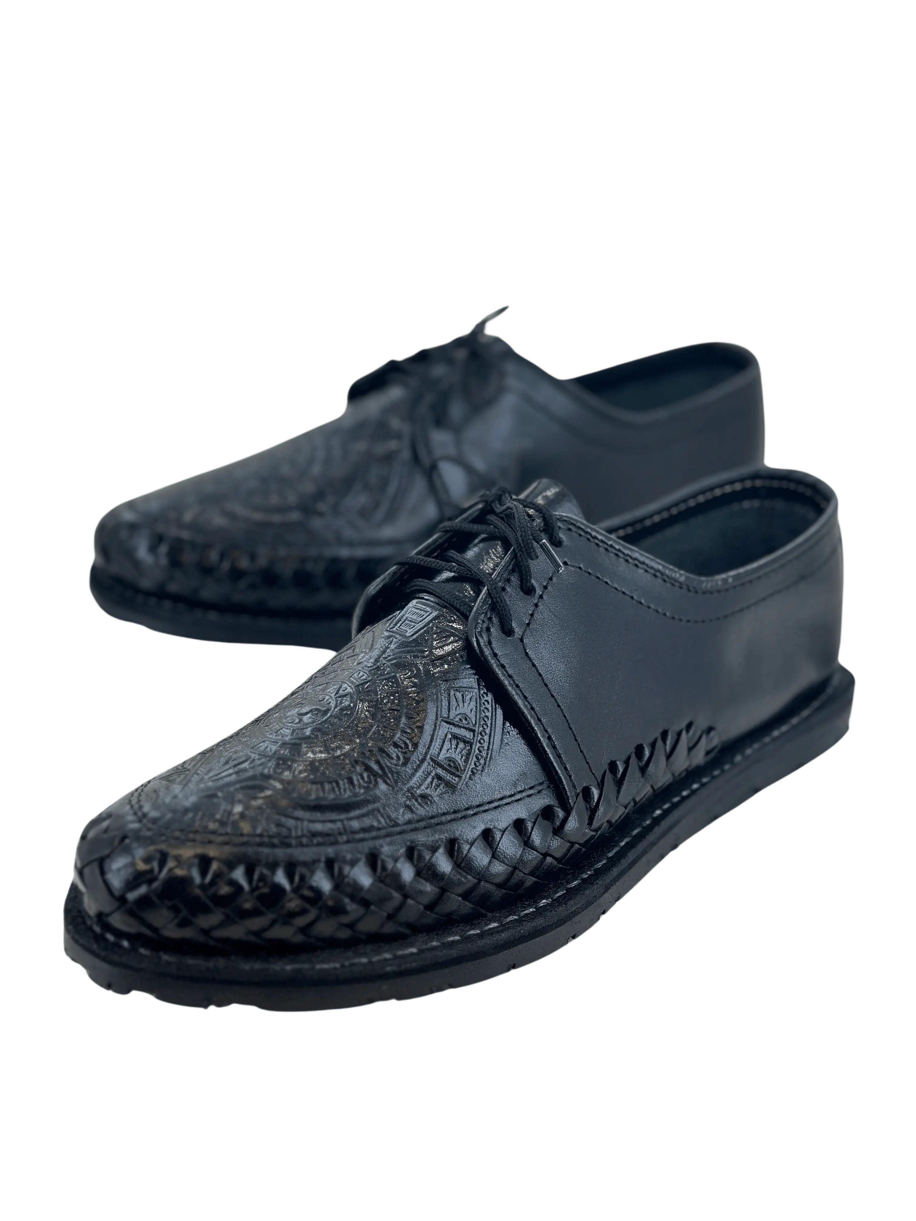 Men's Aztec Calendar Shoelace Rubber Sole Huarache