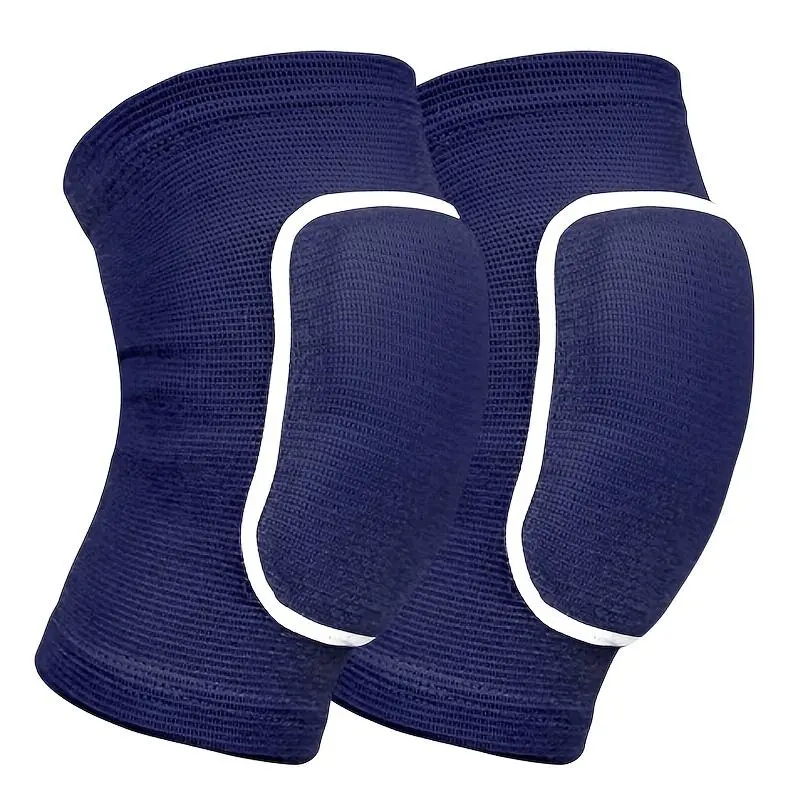 Thick Polyester Adult Knee & Elbow Protective Gear (1 Pair) - Elbow Shells, Thick Kneeling Pad, Comfortable, Durable, Anti-Injury - Black, White, Gray, Navy Blue for Volleyball, Paintball, Elbow Shells Protective Gear, Thick Kneeling Pad Protective Gear