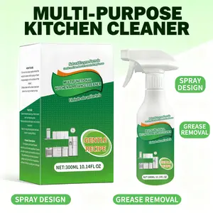 Kitchen Appliance Deep Cleaning Spray - Natural Enzyme Formula for Tough Grease & Bacteria