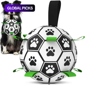 Herding dogs balls durable dog Soccer ball Interactive Training Ball with 9 Grab tabs for outdoor & water play, perfect gift for pets #GLOBAL PICKS