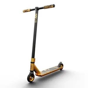 Rail RX Pro Kick Scooter Aluminum Deck Non-Slip Tricks Gold