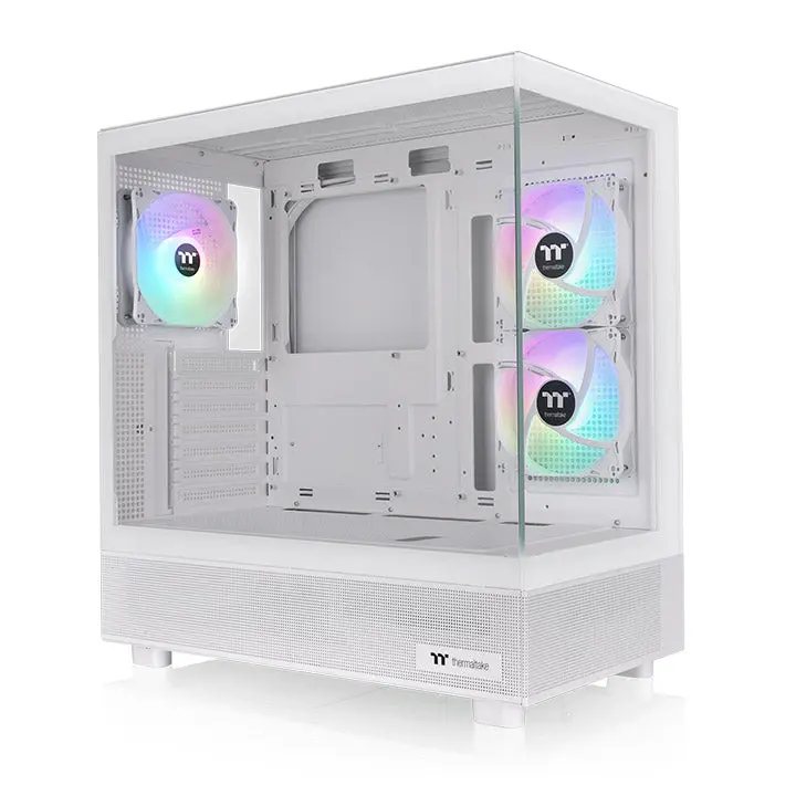 View 270 Mid-Tower PC Case, TG Plus Tempered Glass, ARGB Lighting, ATX Motherboard Compatibility, Enhanced Cooling Support