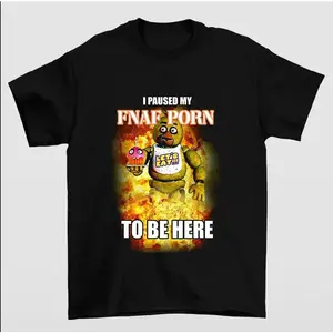 Paused My FNAF Tee – Iconic Five Nights Nostalgic Gamer Shirt