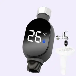 Digital Shower Water Temperature Gauge |   1/2 Inch Smart Temp Sensor for Family Safety