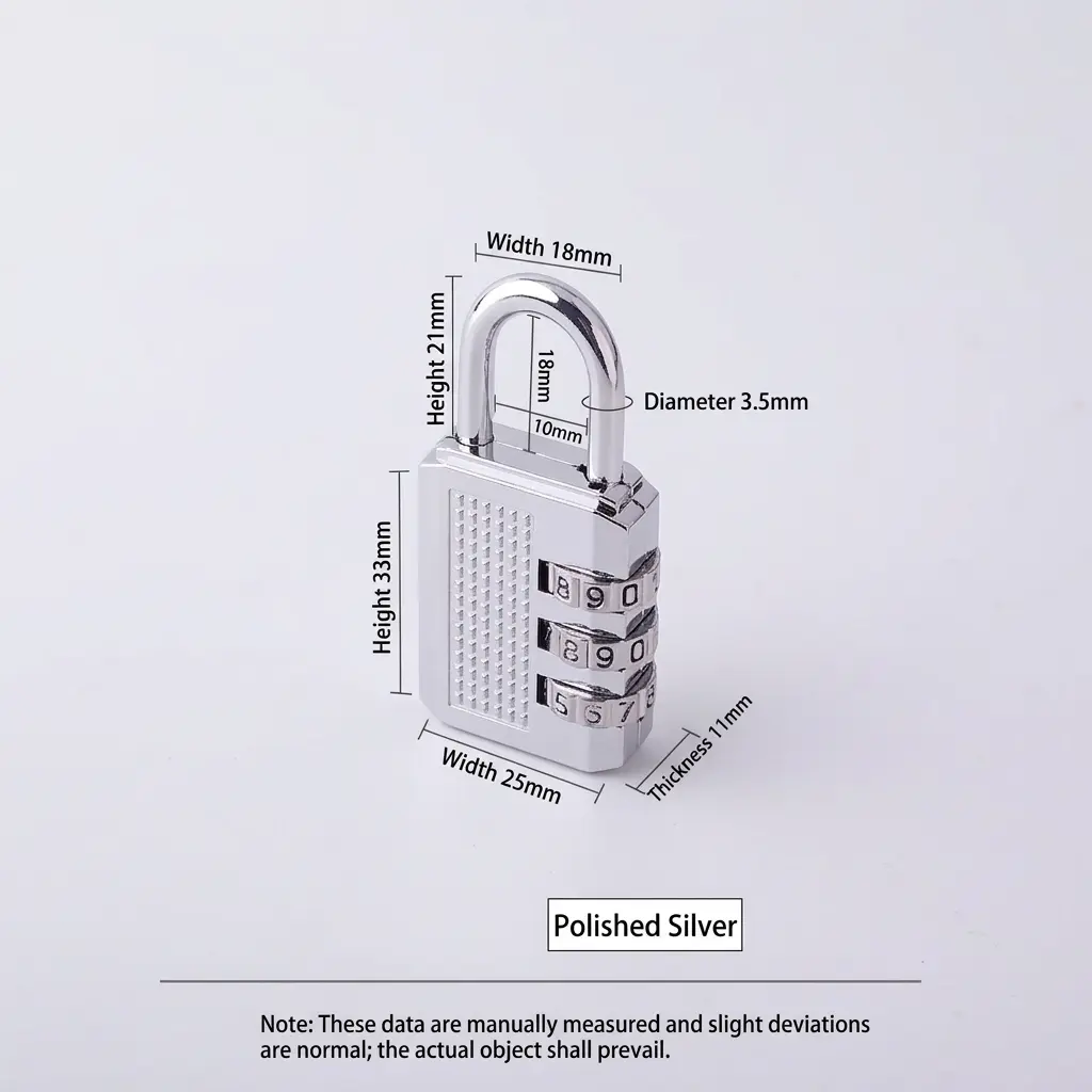 Universal-Access 4-Digit Combination Padlock — Anti-Theft Lock for Gyms, Lockers, Luggage, and Hose Reels
