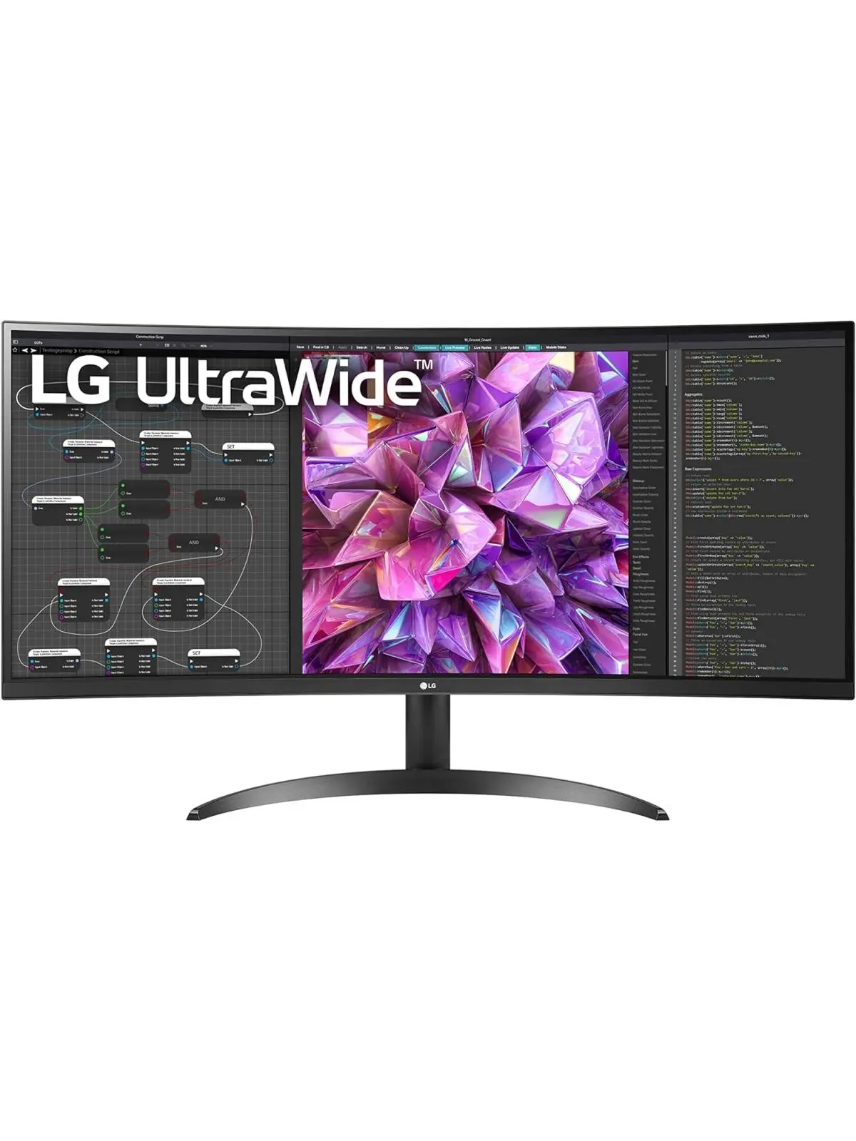 LG 34BQ60QC-B 34 in. Class UltraWide QHD Curved HDR10 IPS Monitor
