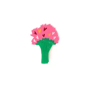 Pink Bouquet Hair Clip