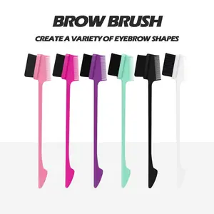 UF Hair Professional Hair Styling for Women & Girls Double Side 3 In 1 Edge Brush For bangs Hair  (Color Is Sent Random)