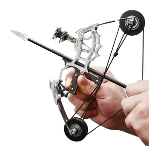 10Inch Mini Stainless Steel Bow Archery Set Mini Composite Durable Bow And Small Arrows For Kids & Adults Toy For Entertainment Fun Gift& Perfect Valentine's Day Gift