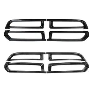 4-Pieces Self-Adhesive UV Resistant Front Grill Mesh Insert Trim Cover, Exterior Accessory for 2011-2020 Dodge Durango