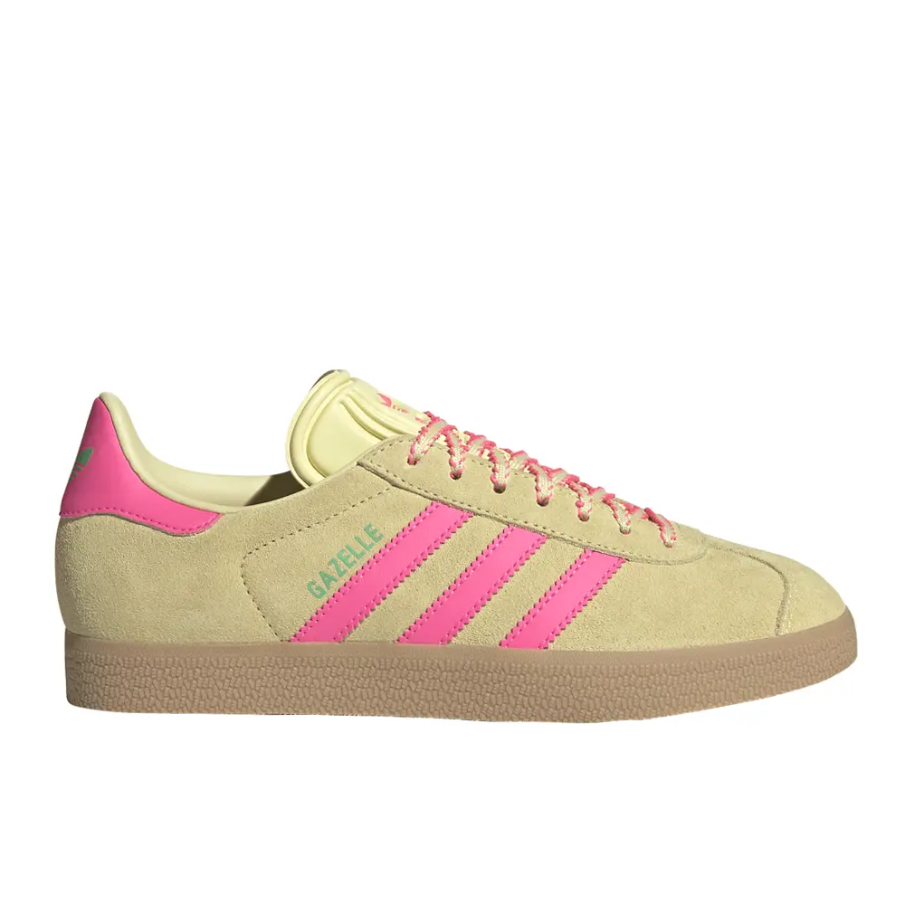 adidas Womens Gazelle Sneakers Shoes Casual - Yellow