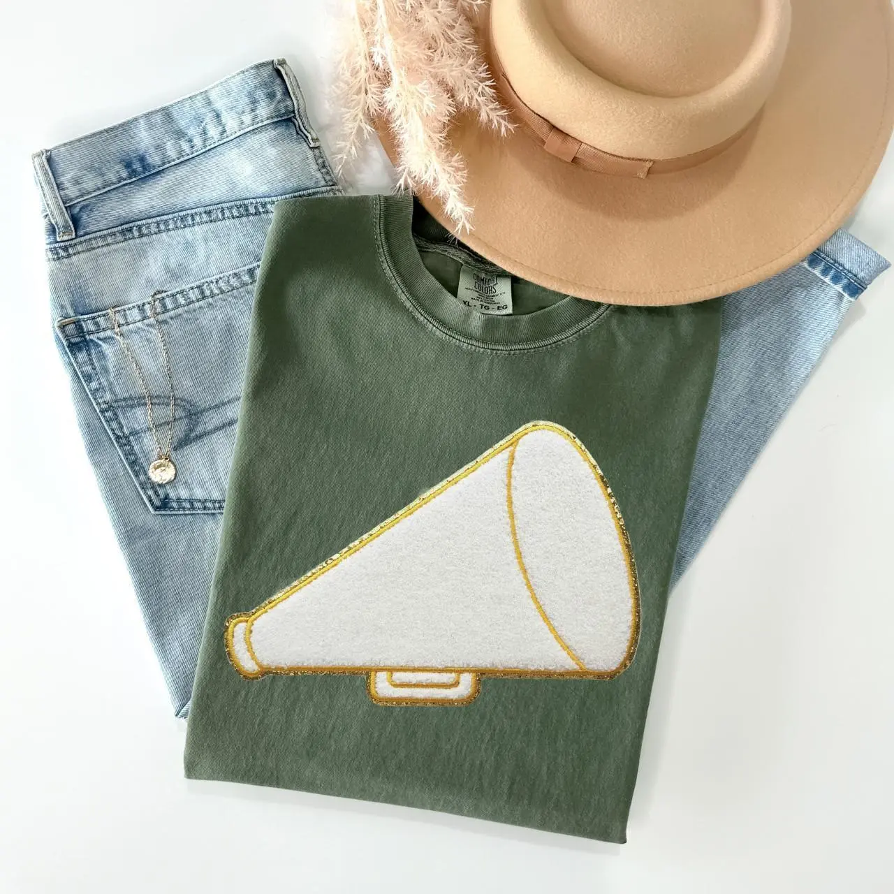 Megaphone Chenille Patch