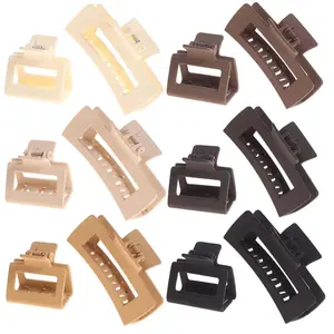 12 Pack Square Claw Clips for Women, Strong Hold Jaw Clip Thick Thin