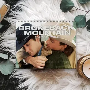 Brokeback Mountain 2026 Calendar, Brokeback Mountain 2026 Wall Calendar, Gift for Fan, Monthly Planner Holiday Gift, Unique Holiday Gift