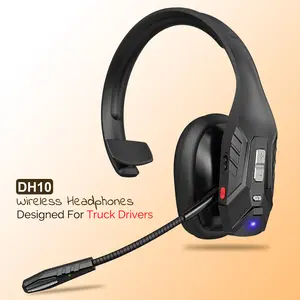 Dual Mic Noise Cancelling Bluetooth 5.3 Earbuds, Wireless Headphones with Hands-Free Calling for Truck Drivers, Office Use, Compatible with Android Audio Electronics