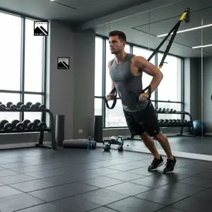 All-in-One Home Gym: Bodyweight Suspension Training Straps | Full-Body Workout Anywhere