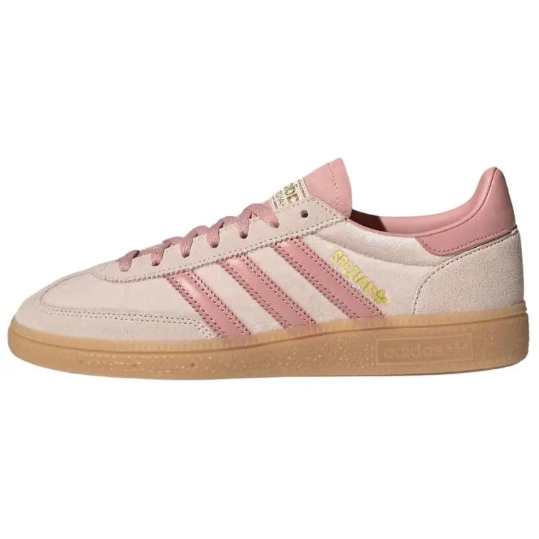 Adidas Handball Spezial 'Wonder Quartz Wonder Mauve Gum' Women's Suede Upper Athletic Sneaker, Durable Walking Shoes, Sports Trainer for Everyday Wear, Rubber, Sports Shoes, Women's Shoes