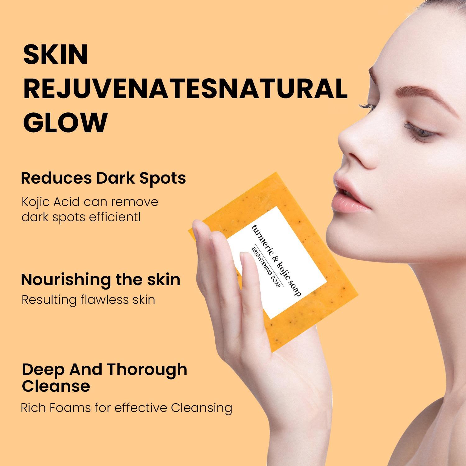 Turmeric & Kojic Soap, Soap Body Care Body Wash Lemon Flawless Organic Daily Fragrance turmeric soap