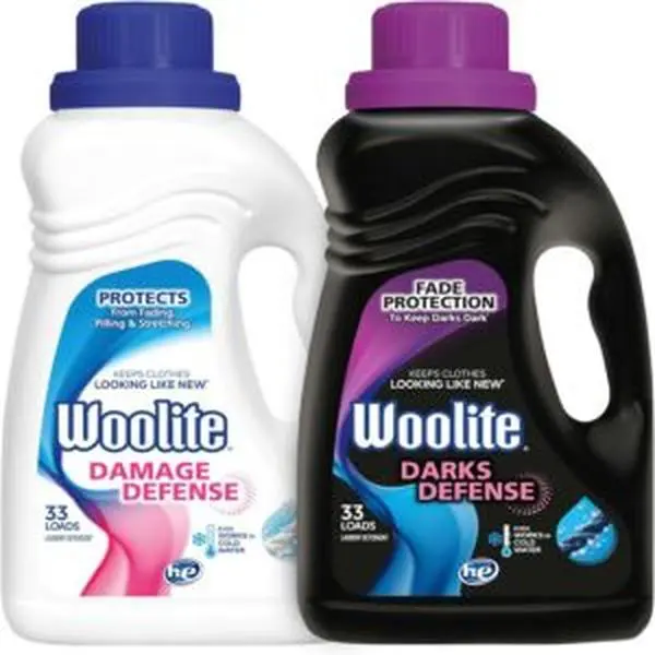 Darks Defense Liquid Laundry Detergent Bundle - Dye Free, No Artificial Colors, Gentle Stain Removal, Fabric Preservation, Good for HE & Regular Washers, 33 Loads, 50 fl oz (Packaging May Vary, 20 Washes of Like-New Results), Good For He Washer
