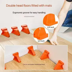 Wood Flooring Installation Tools Set, 20-Piece Home Use Ergonomic Convenient Floor Padding Kit, Easy DIY Flooring Setup