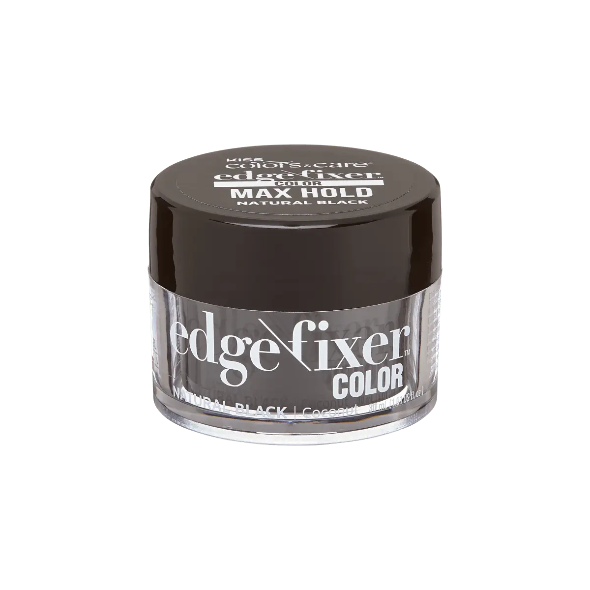 Kiss Colors & Care Edge Fixer Color 30ml - Natural Black
