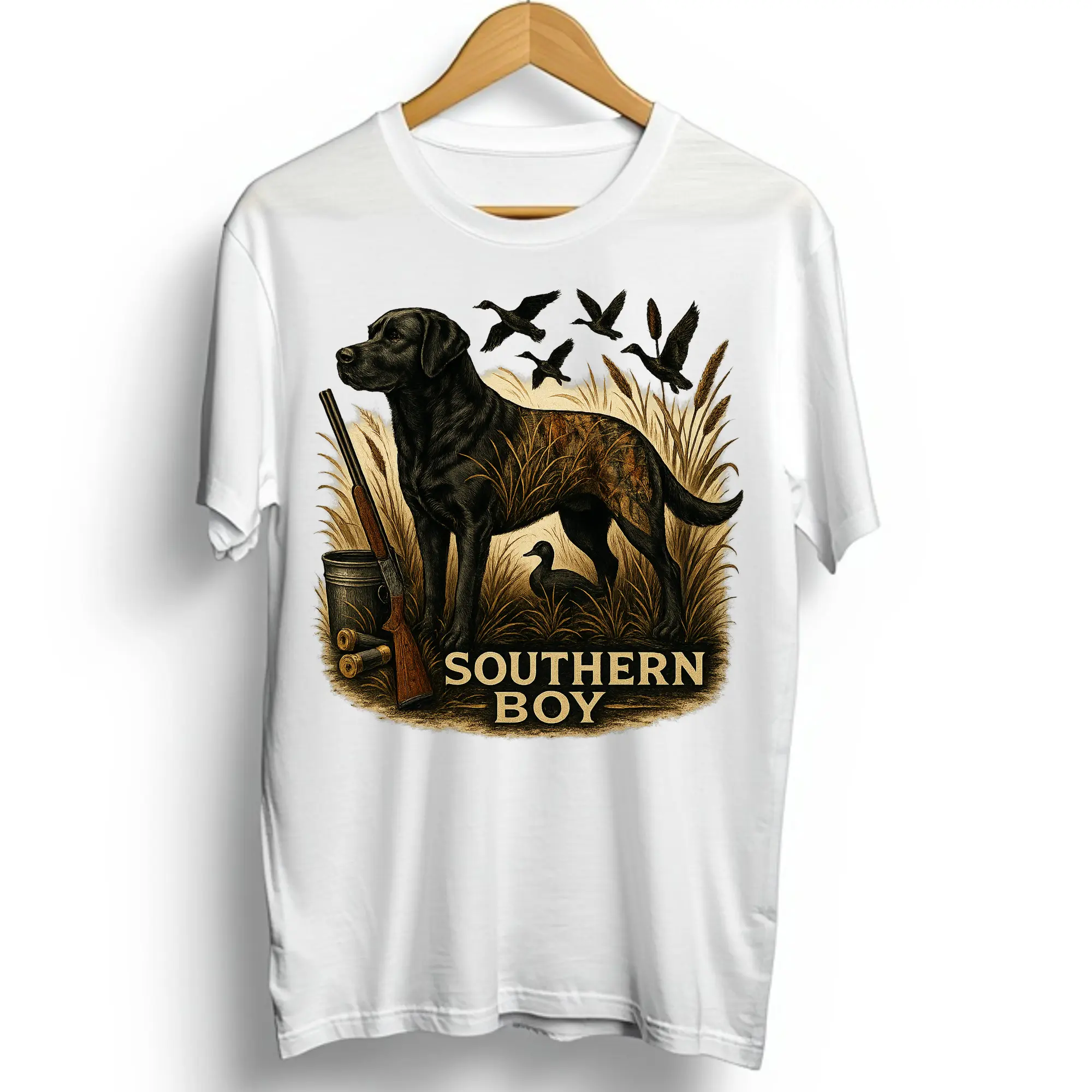 Southern Boy Design Choose From Numbers 1-4 Direct To Film Print, DTF Print, Ready To Press Print For T-Shirts