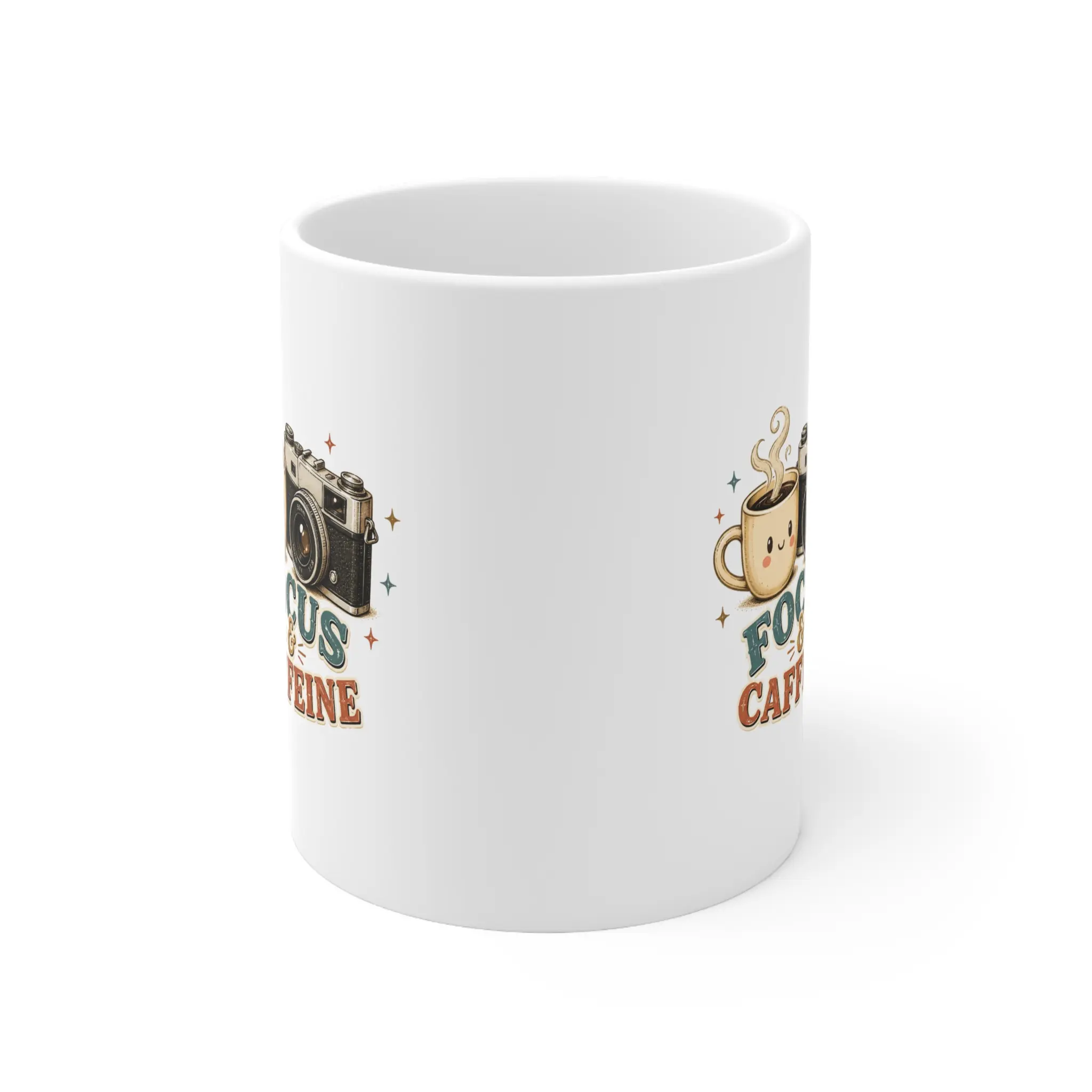 Focus and Caffeine Photographer Coffee Mug - Photography Gift