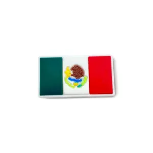 Mexico Flag Shoe Charm