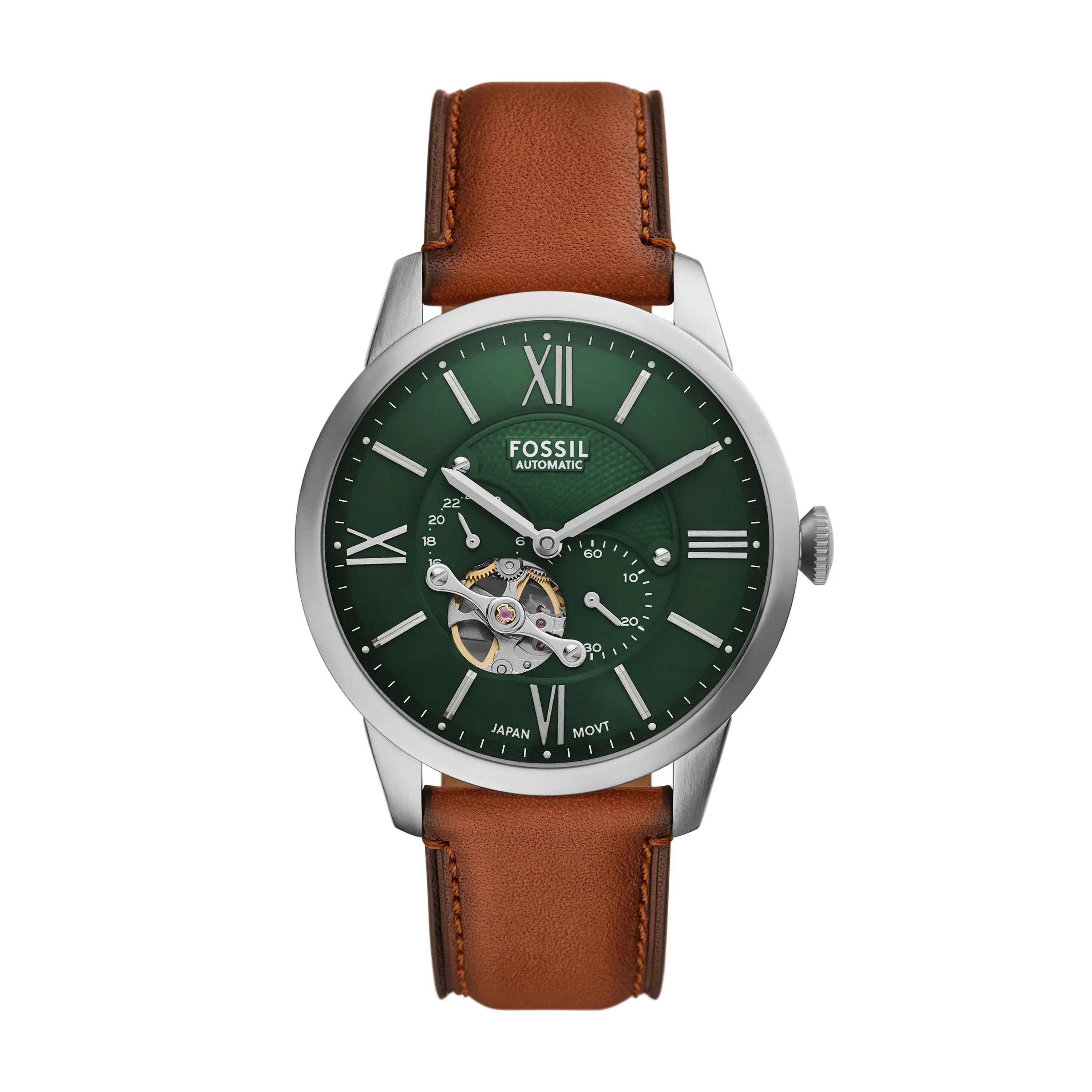 Fossil Men's Townsman 44mm Automatic, Stainless Steel Watch