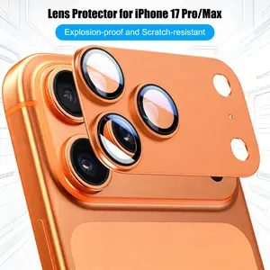 Lens Protector for iPhone 17 Pro/Max — Integrated 360° Full-Coverage Lens Film — 99% High Transmittance — AR Anti-Reflective — Crystal-Clear, Undistorted Images — Matches Device Color