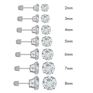 Solid 925 Stud earrings
