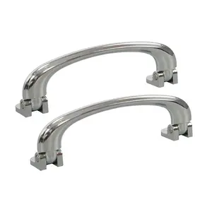 Chrome Interior Door Pull Handle Pair UniversalLL For Classic Cars Tudor [TS1]
