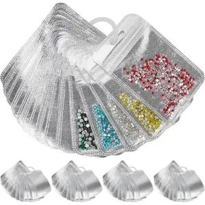 200 PCS Reusable Diamond Painting Beads Storage Bags for Diamond Art Craft Supplies Storage Accessories, Bead and Gem Organizer for DIY Projects
