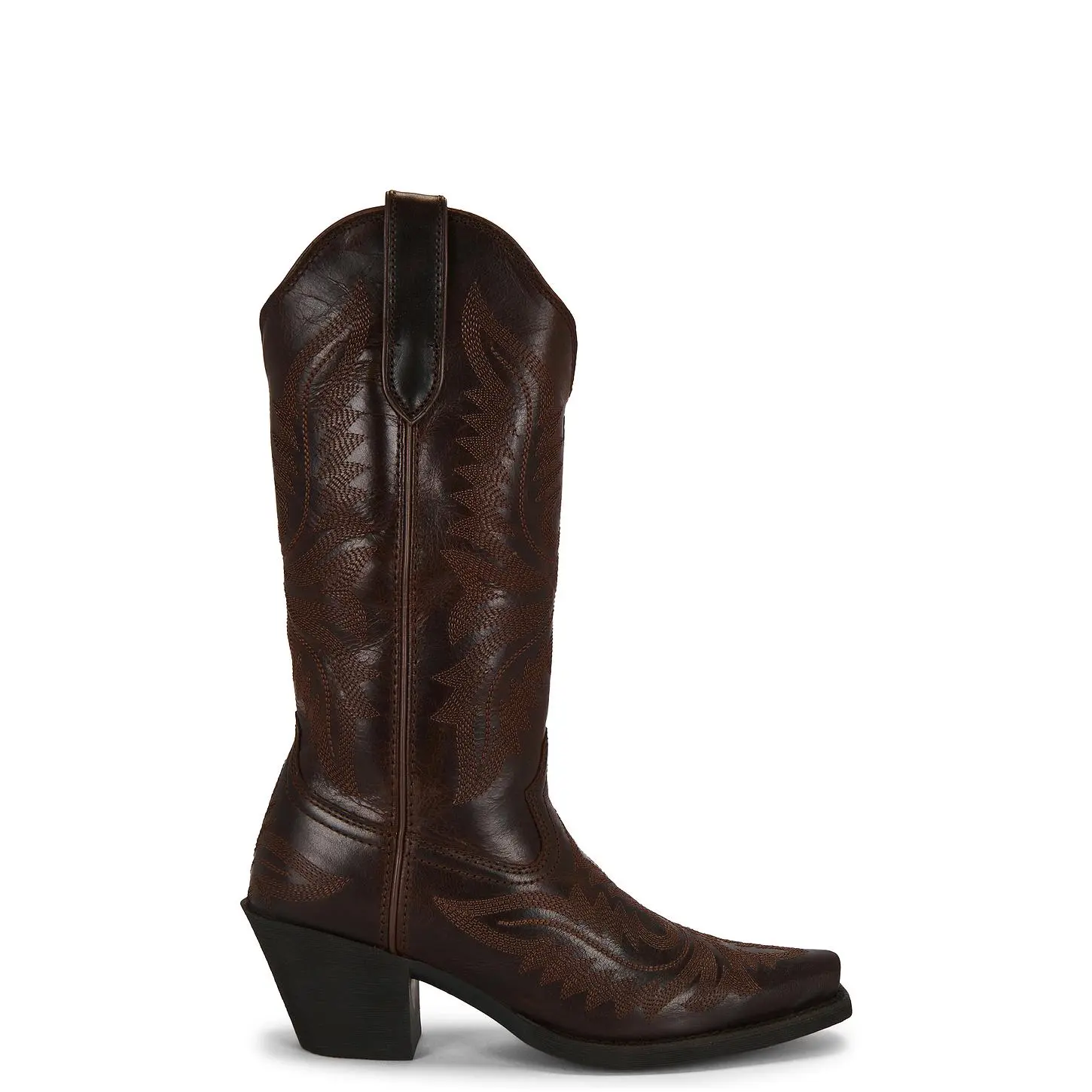 Ariat Round Up Collins Boots in Mahogany