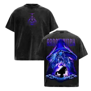 Elden Ring Double Printed T Shirt Vintage Acid Washed Cotton Graphic Tee Retro Oversized Streetwear Top Dark Fantasy Gaming Gamer Gift Otaku Merch Tarnished Japanese Anime Y2K Aesthetic Trending Unisex Apparel Soulsborne Mens Cosplay Manga