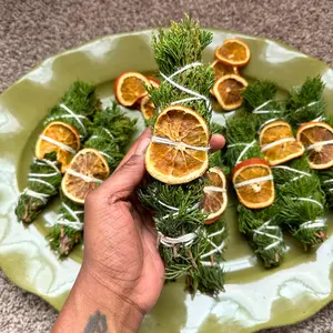 Harmony Juniper and Orange Smudge stick | cleanse negative energy & enhance intuition