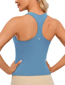 CRZ YOGA Butterluxe Racerback Workout Tank Tops for Women Sleeveless Gym Tops Athletic Yoga Shirts Camisole
